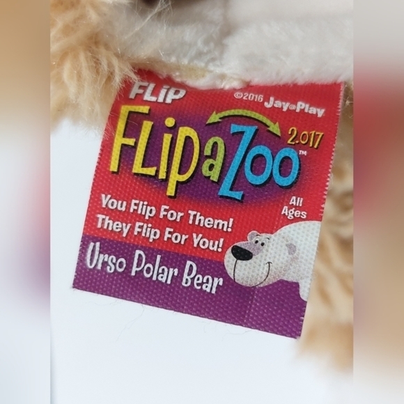 Large 2017 Flip A Zoo Urso with‎ tags - Picture 7 of 8